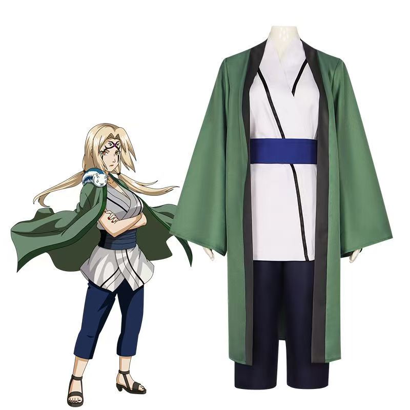 Cosplay Anime Tsunade - Kostum Cosplay Tsunade Set Lengkap Pakaian