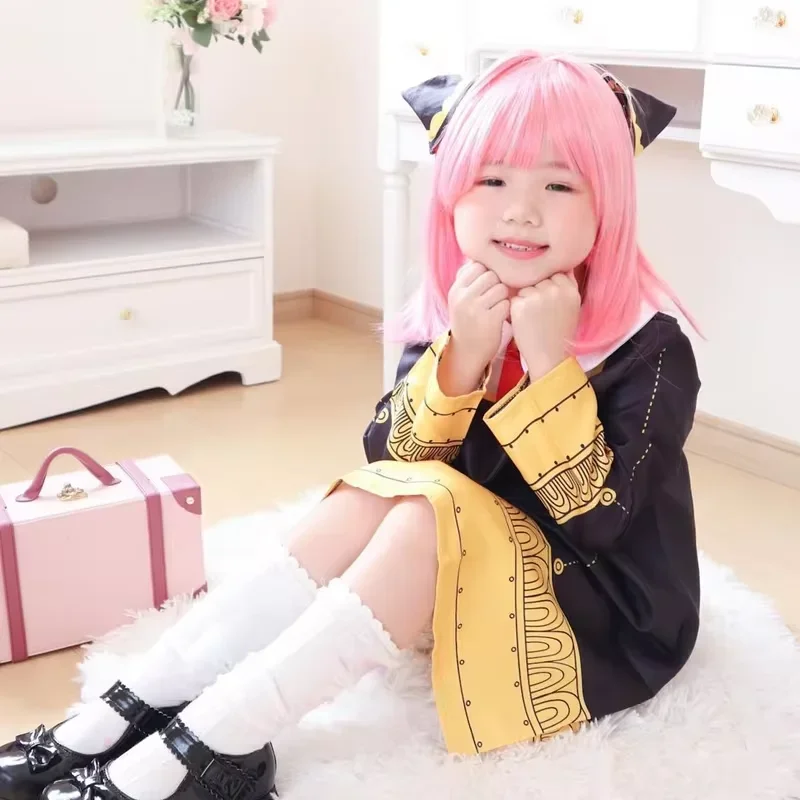 Anime Cosplay Anya - Kostum Cosplay Anime Anya Forger Gaun