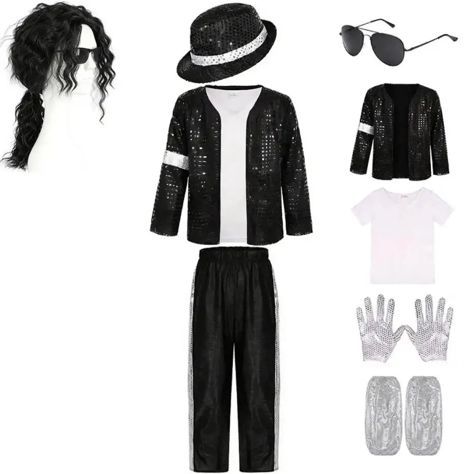 Anime Cosplay Dance - Kostum Cosplay Jackson Bintang Pop Anak-anak