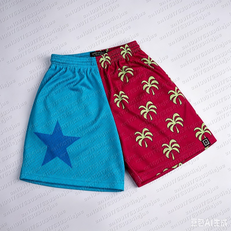 One Piece Straw Hat - Celana Pendek Jaring Gelombang Bajak Laut