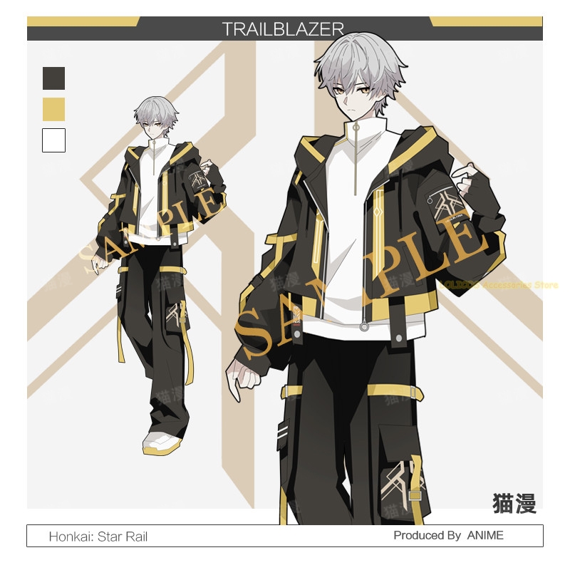 Costume Anime Cosplay - Game Honkai: Star Rail Trailblazer Series
