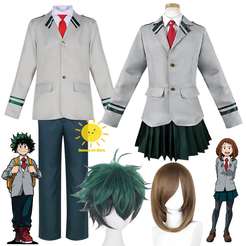 Anime Cosplay Dance - Kostum Cosplay Anime Midoriya Izuku Ochaco