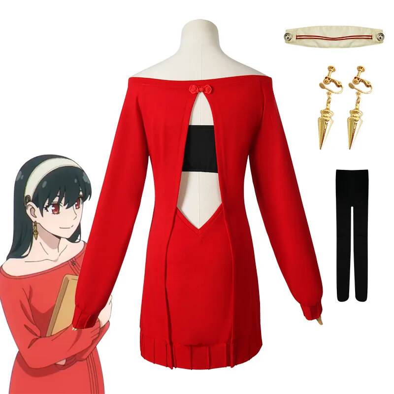 Anime Cosplay Yor Forger - Kostum Cosplay Anime FAMILY Yor Forger