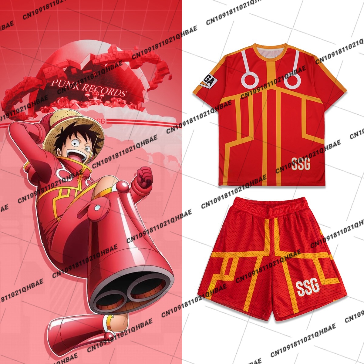 Costume Anime Cosplay - Kostum Cosplay Penggemar Anime Monkey D.