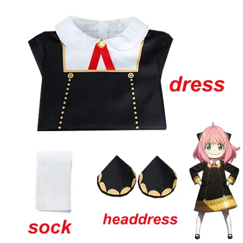 Anime Cosplay Anya - Kostum Cosplay Anime Spy Family Anya,