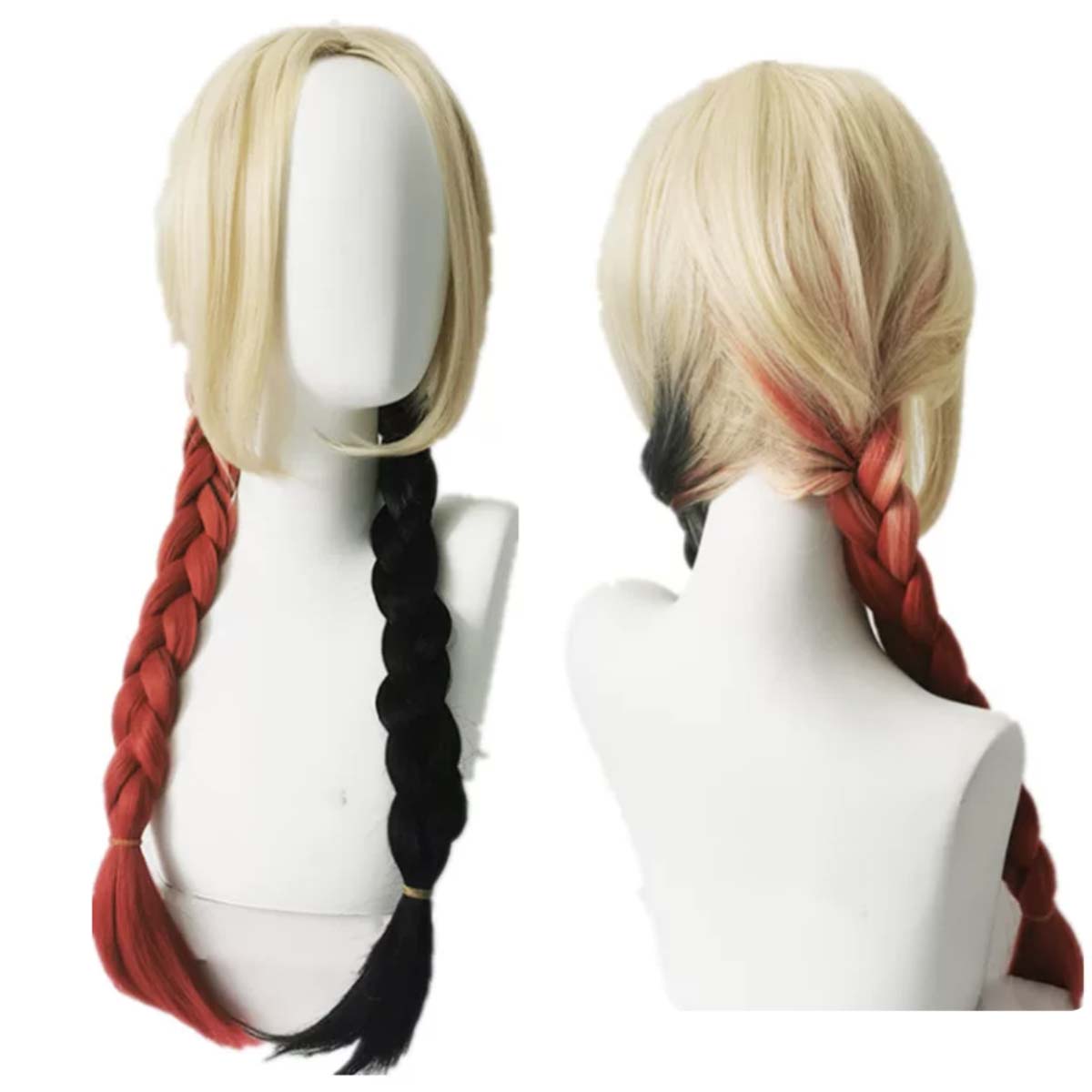 Anime Harley Quinn Cosplay - Wig Cosplay Wanita Quinn Harley 2