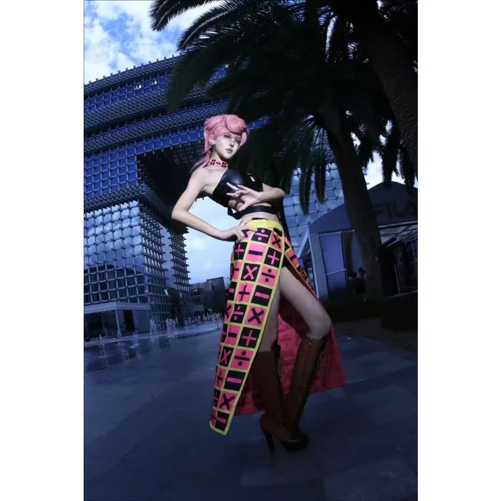 Anime Cosplay Photoshoot - Wig Kostum Anime Cosplay Trish Una