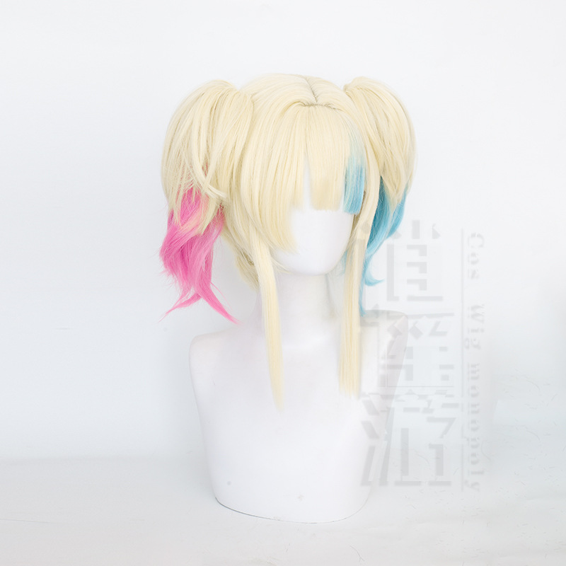 Wig Cosplay Suicide Squad: Ise - Anime Harley Quinn Cosplay ulasan dan harga
