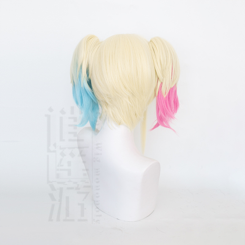 Wig Cosplay Suicide Squad: Ise - Anime Harley Quinn Cosplay ulasan dan harga