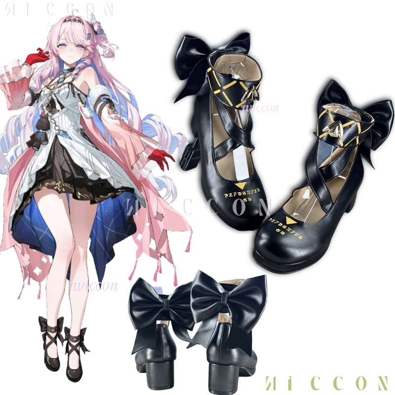Sepatu Cosplay Wuthering Waves - Cosplay Anime Shoes ulasan dan harga
