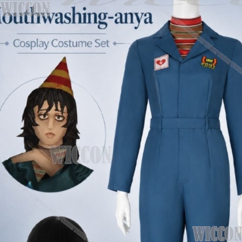 Kostum Cosplay Anya Punk Crew  - Anime Cosplay Anya ulasan dan harga