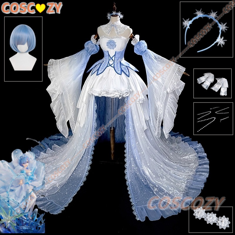 Re:Life in A Different World F - Re Zero Rem Wig ulasan dan harga