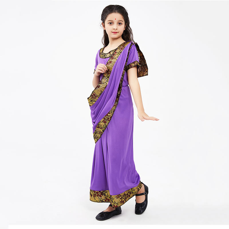 Pakaian Tradisional India Sari - Anime Cosplay India ulasan dan harga