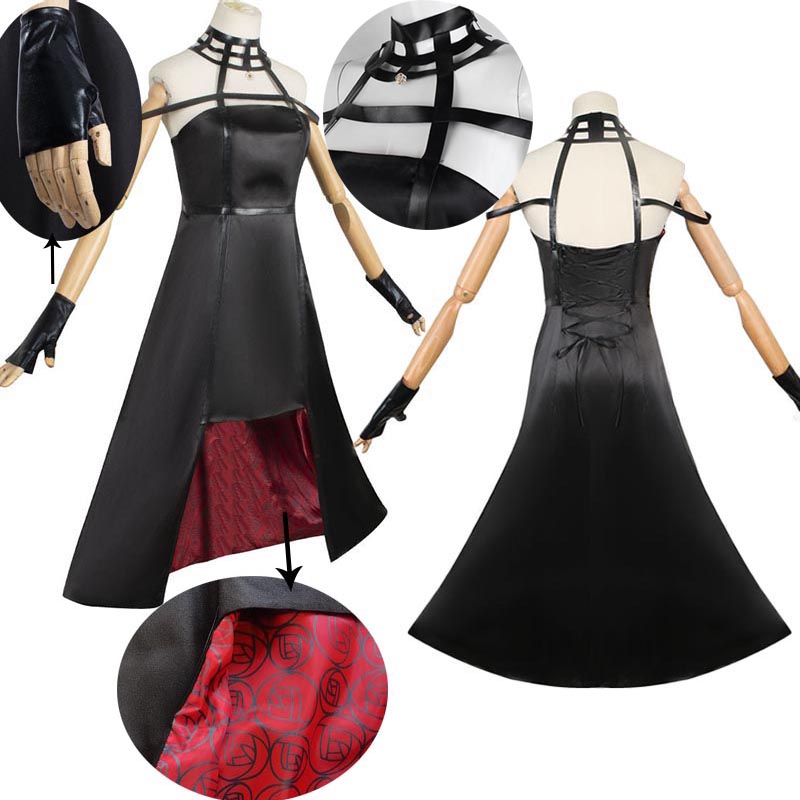 Kostum Cosplay Yor Forger Ikat - Anime Cosplay Yor Forger ulasan dan harga
