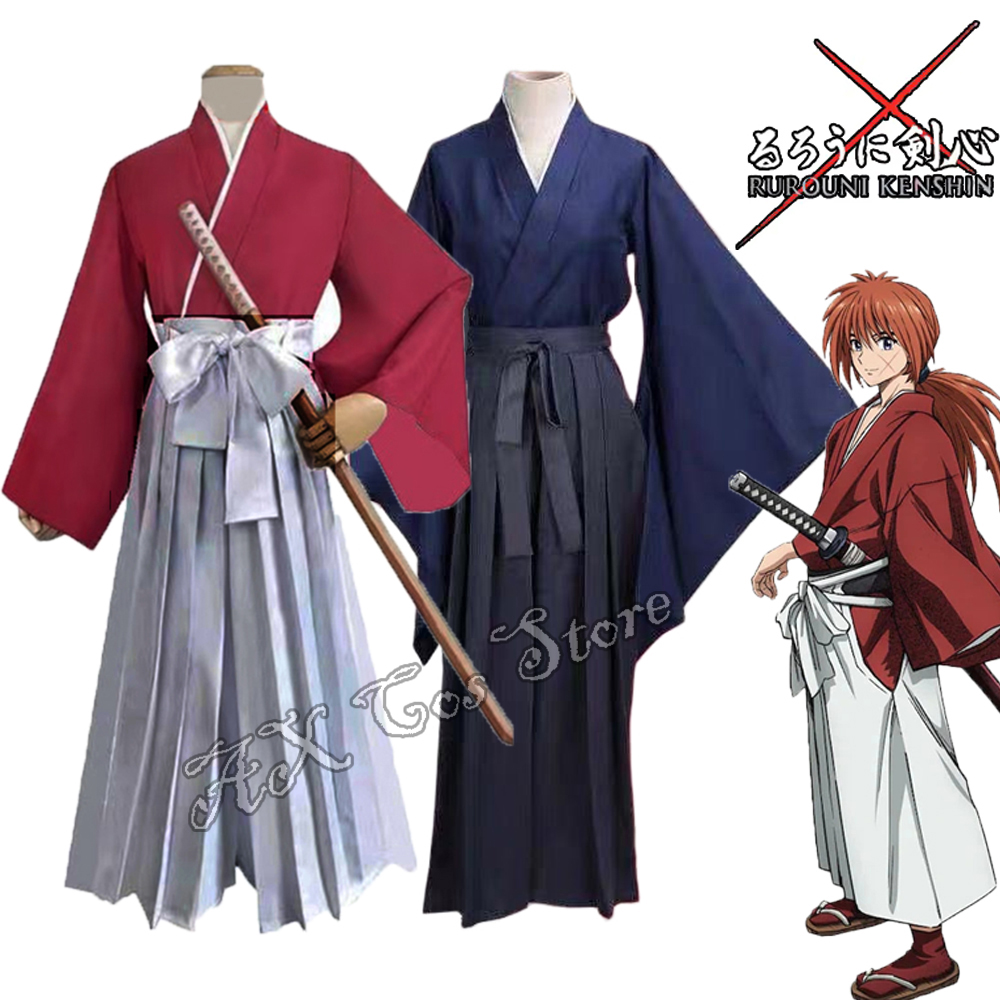 Kostum Cosplay Anime Rurouni K - Anime Cosplay Kimono ulasan dan harga