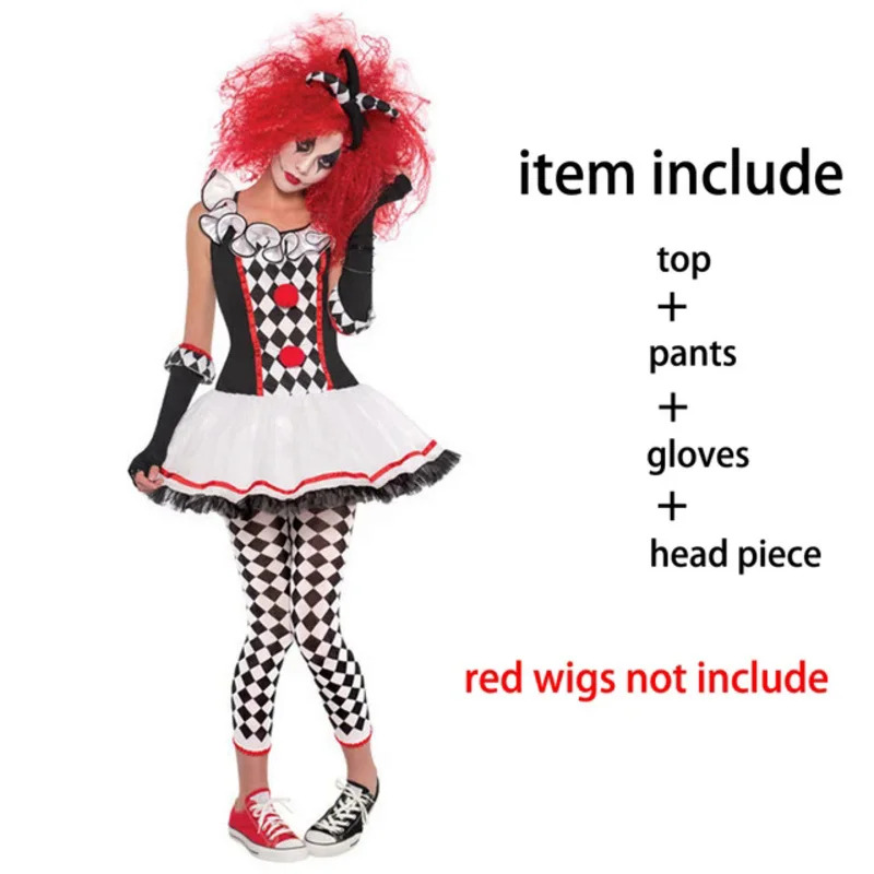 Kostum Monster Badut Harley Ha - Anime Harley Quinn Cosplay ulasan dan harga
