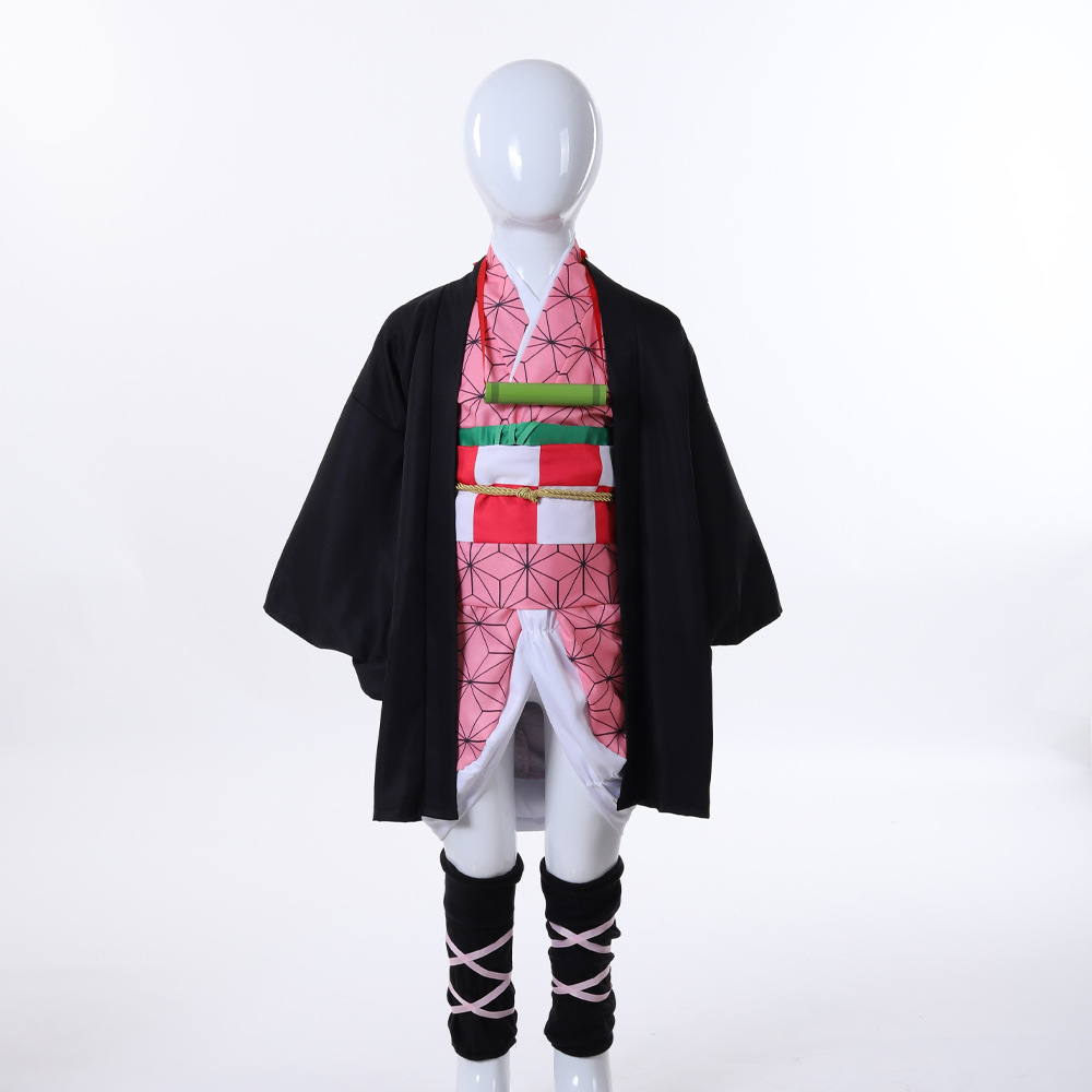 Set Cosplay Nezuko Kamado Leng - Anime Cosplay Kimono ulasan dan harga