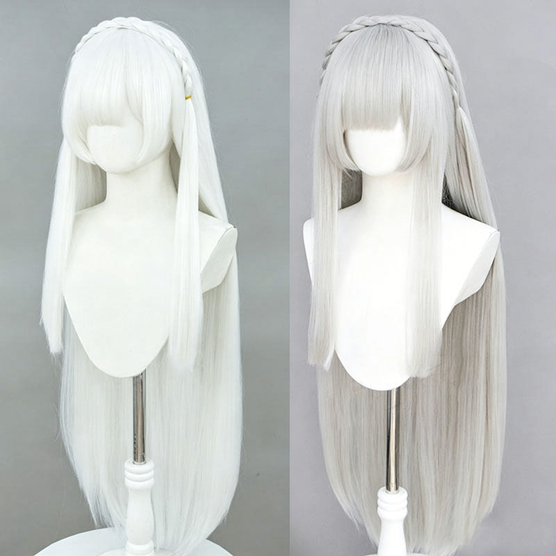 Wig Cosplay Anime Re:Zero Emil - Re Zero Rem Wig ulasan dan harga