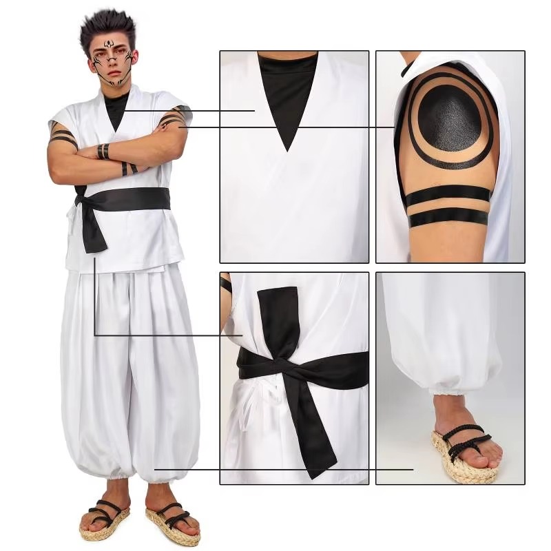 Kostum Cosplay Ryomen Sukuna J - Anime Cosplay Kimono ulasan dan harga