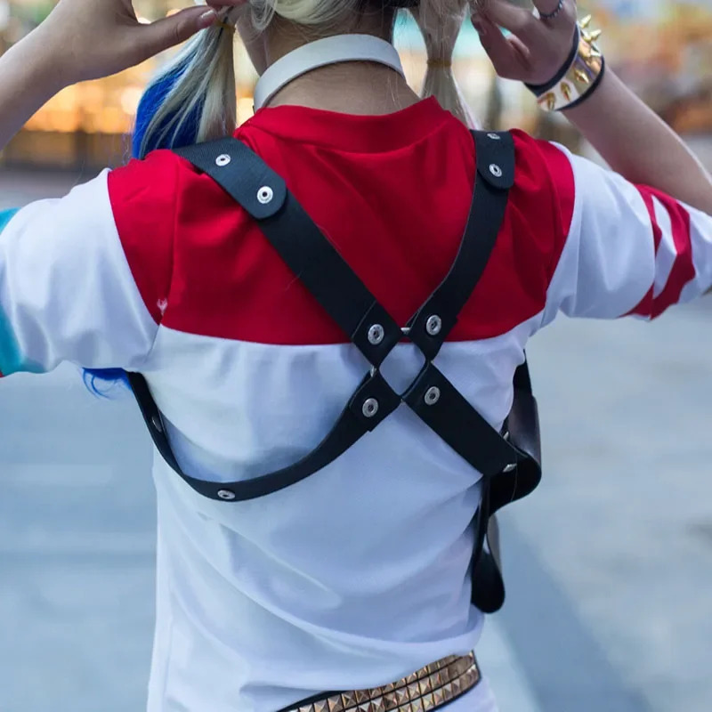 Kostum Cosplay Anime Harley Qu - Anime Harley Quinn Cosplay ulasan dan harga