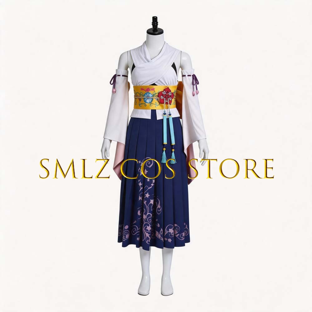 Smlz FFX Yuna Cosplay Anime FF - Costume Anime Cosplay ulasan dan harga