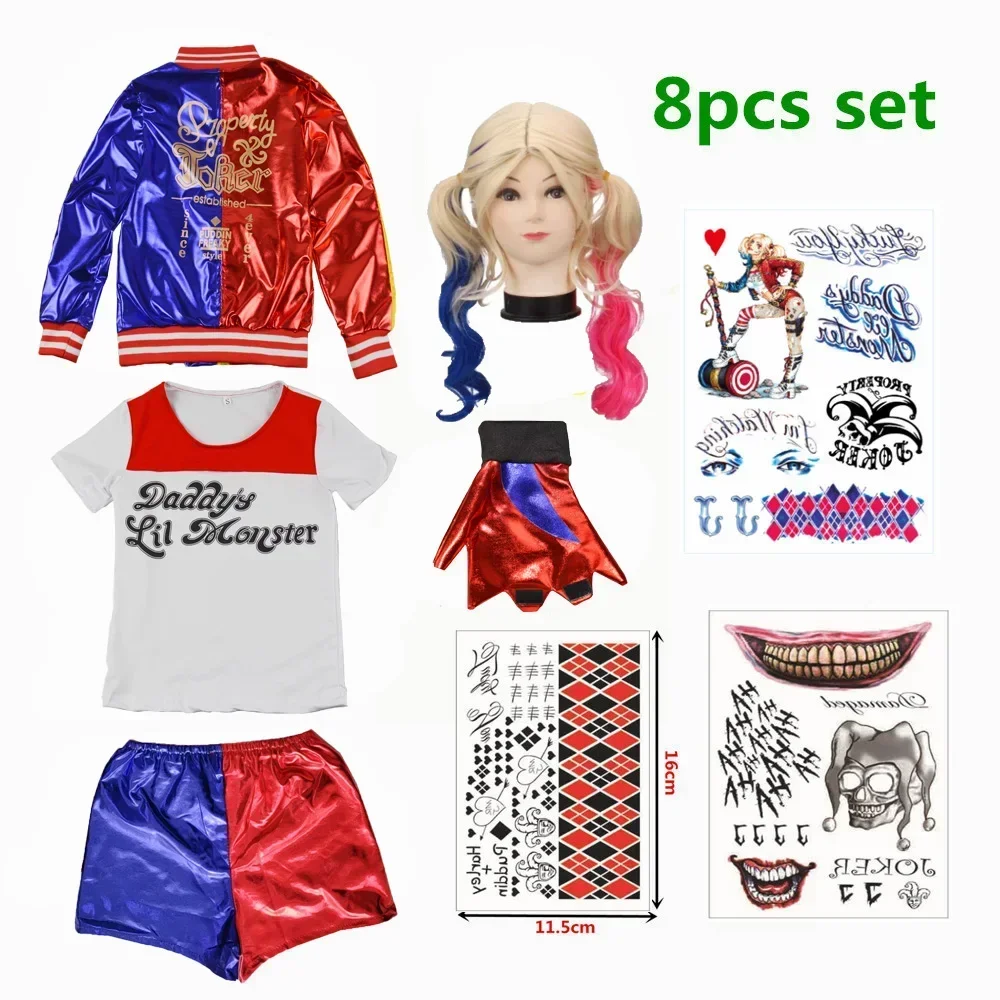 Kostum Harley Cosplay Suicide  - Anime Harley Quinn Cosplay ulasan dan harga