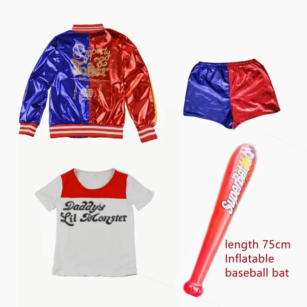 Kostum Harley Cosplay Suicide  - Anime Harley Quinn Cosplay ulasan dan harga