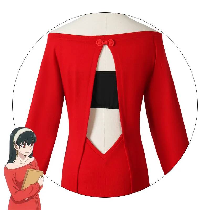 Kostum Cosplay Anime FAMILY Yo - Anime Cosplay Yor Forger ulasan dan harga