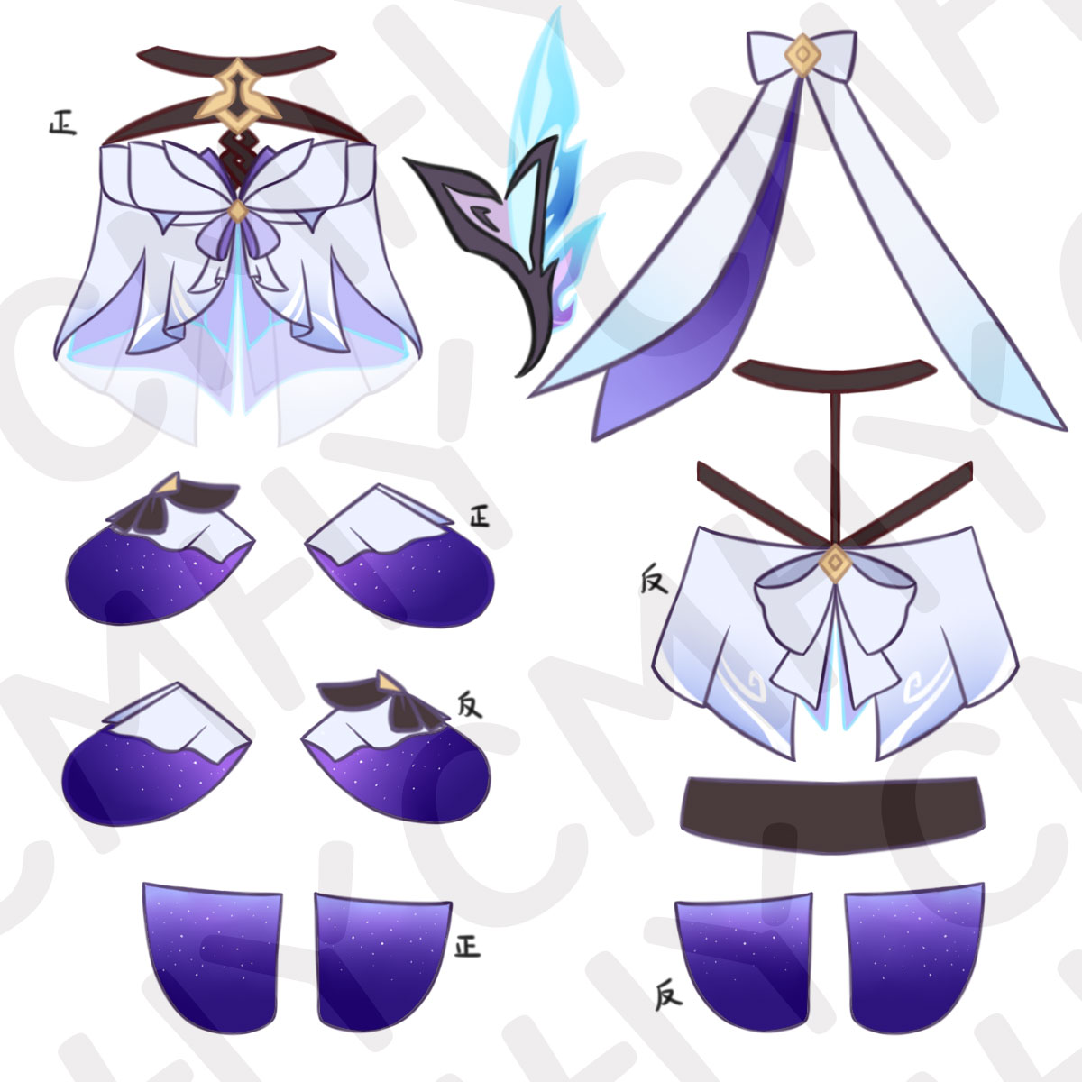 Boneka Genshin Impact Skirk Ca - Anime Cosplay Women ulasan dan harga