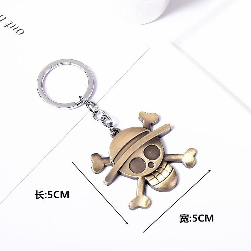Gantungan Kunci Logam Anime Ba - One Piece Straw Hat ulasan dan harga