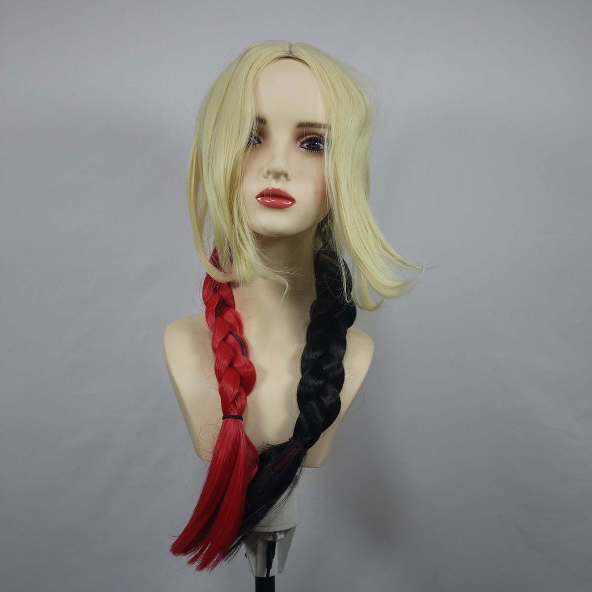 Wig Cosplay Wanita Quinn Harle - Anime Harley Quinn Cosplay ulasan dan harga
