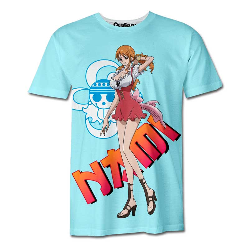 Kaos One Piece Nami Straw Hat  - One Piece Straw Hat ulasan dan harga