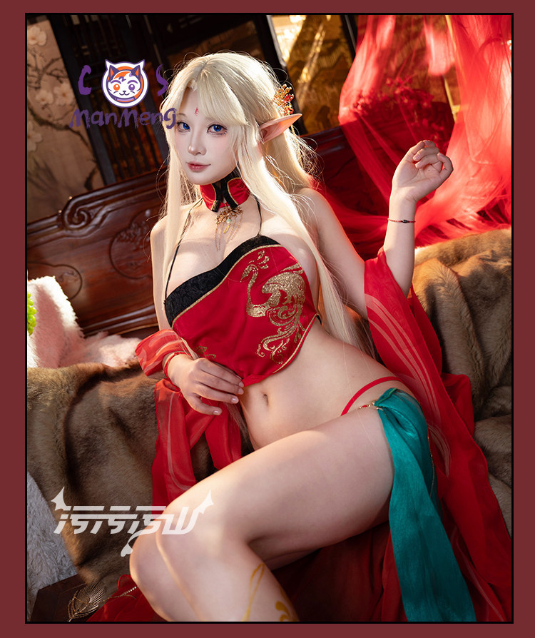 Kostum Cosplay FFNF Brest Game - Anime Cosplay Photoshoot ulasan dan harga