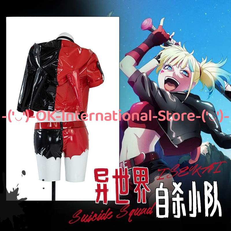 Kostum Cosplay Harley Quinn Pa - Anime Harley Quinn Cosplay ulasan dan harga