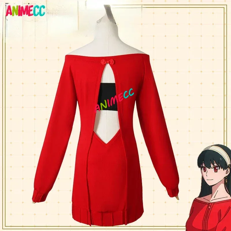 ANIMECC Tersedia Wig Kostum Co - Anime Cosplay Yor Forger ulasan dan harga