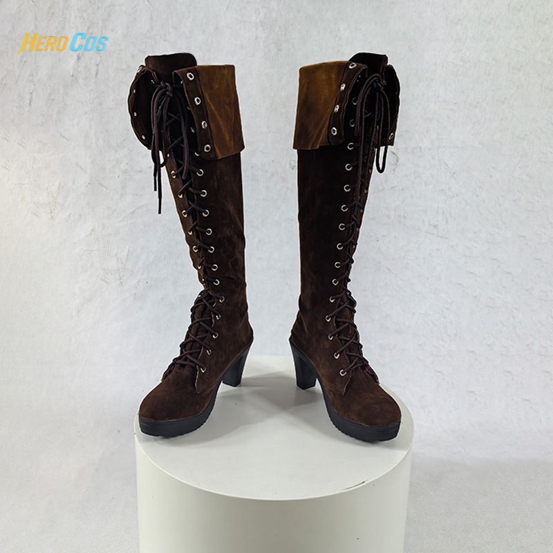 Sepatu Hak Tinggi Cosplay Game - Cosplay Anime Shoes ulasan dan harga