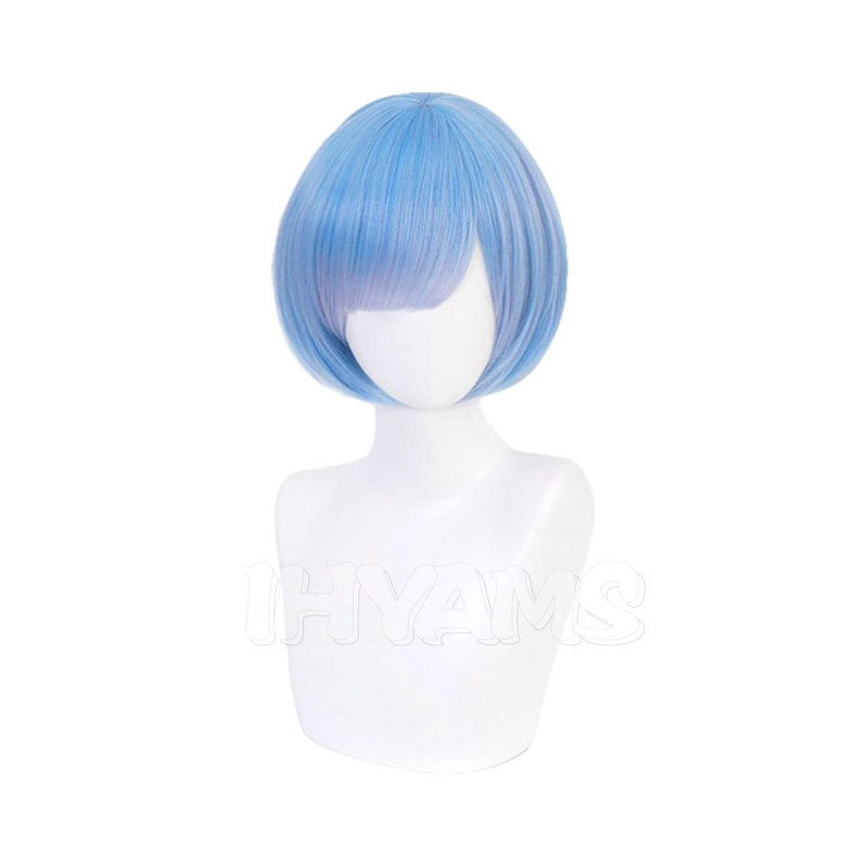 Wig Cosplay Anime Re: Life in  - Re Zero Rem Wig ulasan dan harga