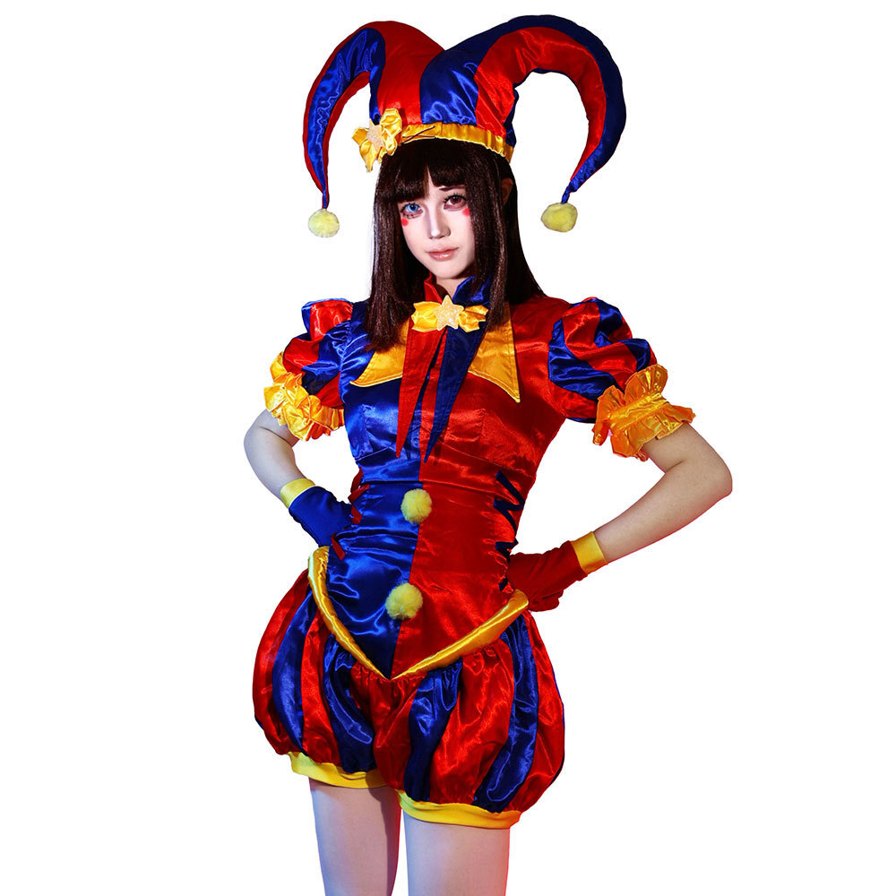 MMGG Kostum Cosplay Sirkus Dig - Anime Harley Quinn Cosplay ulasan dan harga