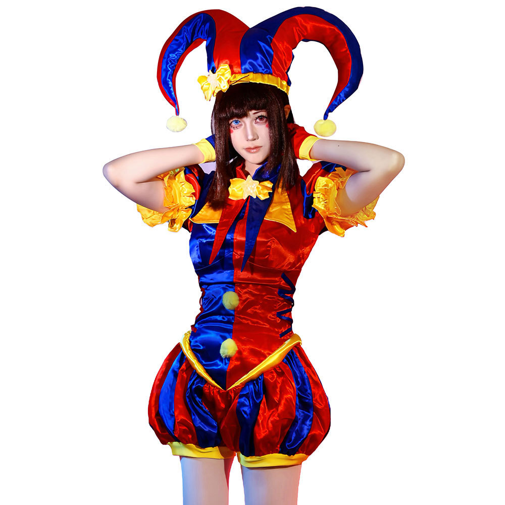 MMGG Kostum Cosplay Sirkus Dig - Anime Harley Quinn Cosplay ulasan dan harga