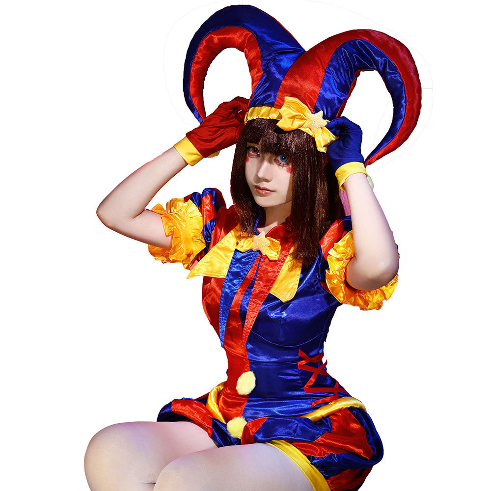 MMGG Kostum Cosplay Sirkus Dig - Anime Harley Quinn Cosplay ulasan dan harga