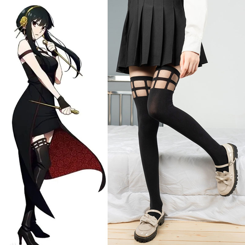 Stoking Atas Lutut Cosplay Ani - Anime Cosplay Yor Forger ulasan dan harga
