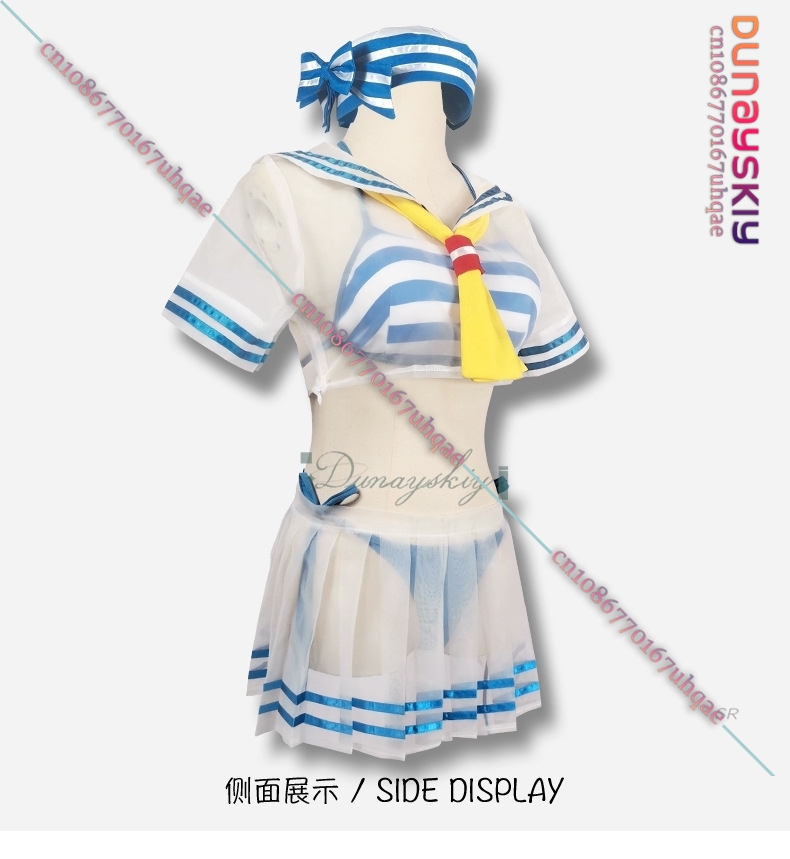 {SAIKOU}Kostum Cosplay Rem Wig - Re Zero Rem Wig ulasan dan harga