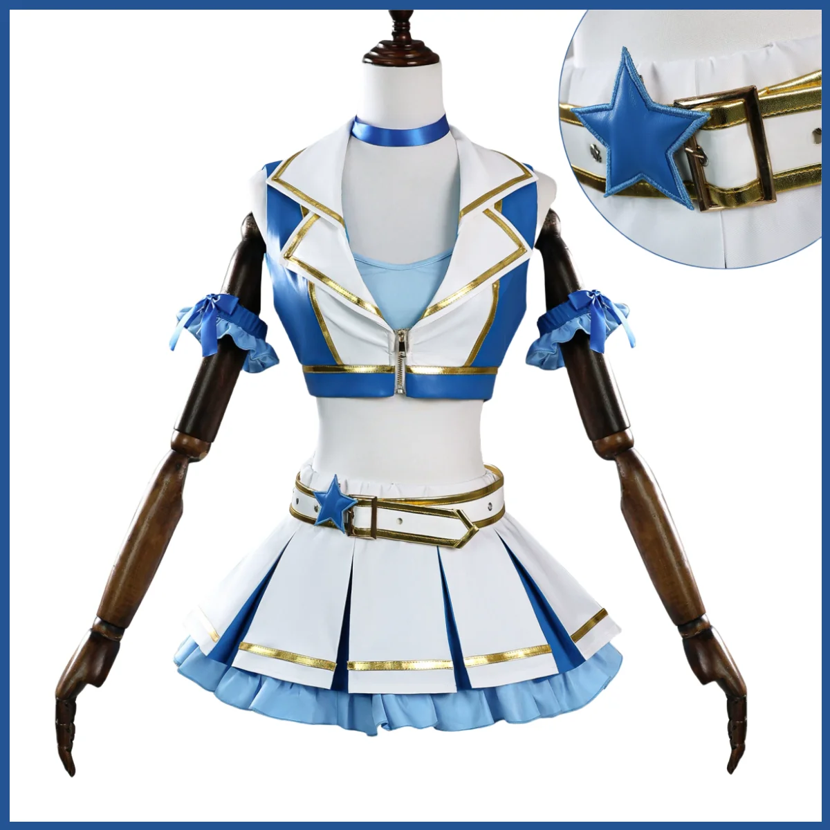 Kostum Cosplay Anime Re:Life i - Re Zero Rem Wig ulasan dan harga