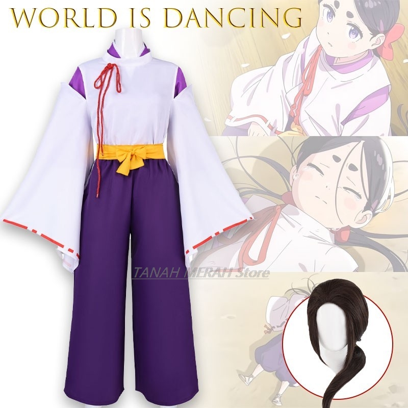 Kostum Cosplay Inuyasha Kikyo  - Anime Cosplay Dance ulasan dan harga